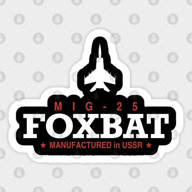 Mig-25 Foxbat Sticker by TCP